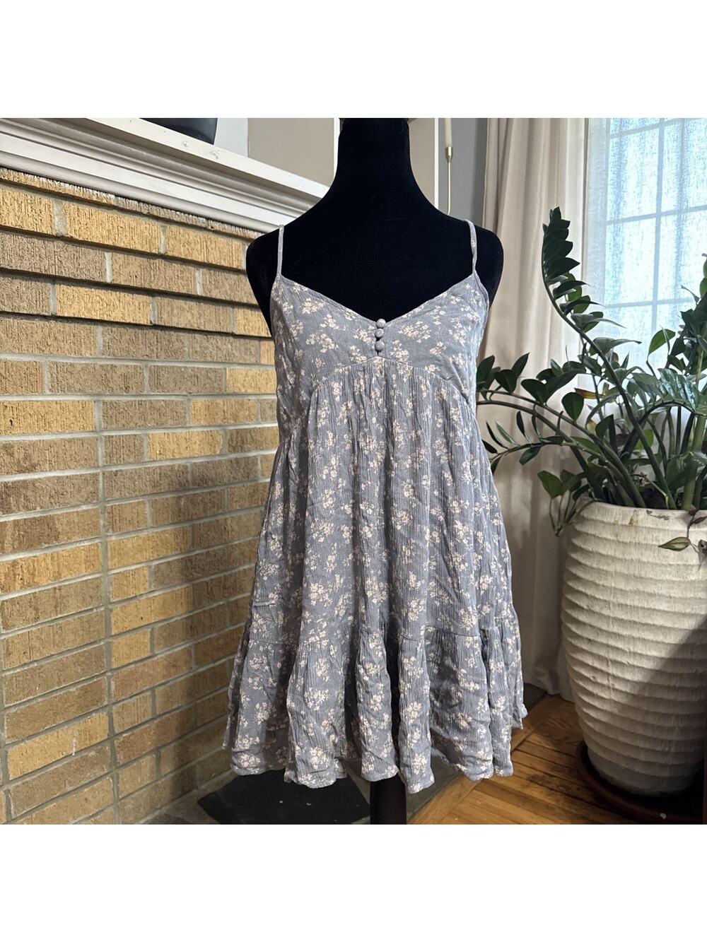 Dress Forum Womens Coquette Dress Size S Floral Mini Cottage Summer Romantic